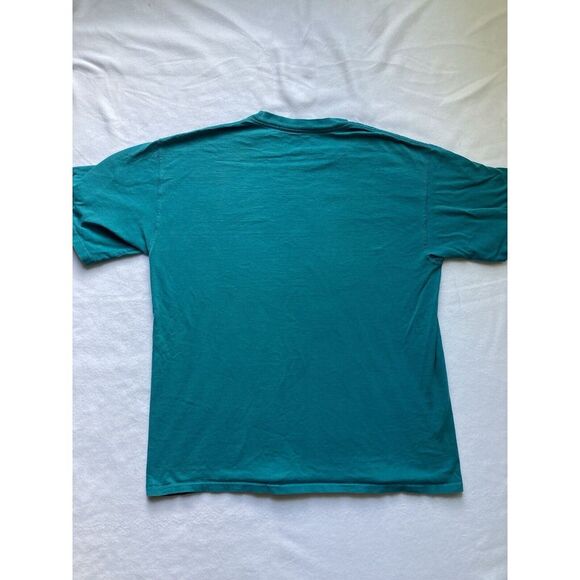 Jacksonville Jaguars NFL Teal Graphic Print Y2K Short Sleeve T Shirt Mens Large - Picture 8 of 12